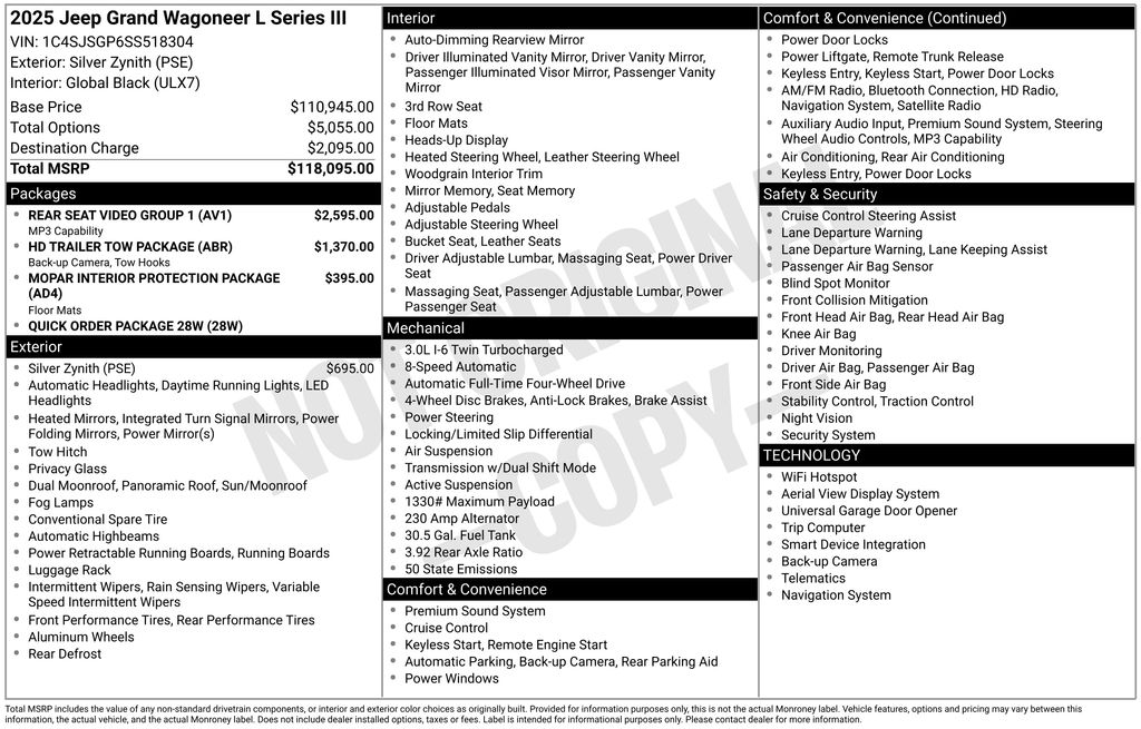 jeep grand wagoneer l 2025 1C4SJSGP6SS518304 image jeep grand wagoneer l 2025 1C4SJSGP6SS518304 image